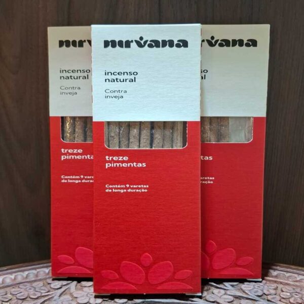 Incenso Nirvana Tradicional - 13 Pimentas