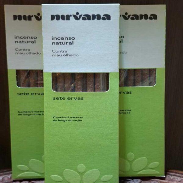 Incenso Nirvana Tradicional - Sete Ervas