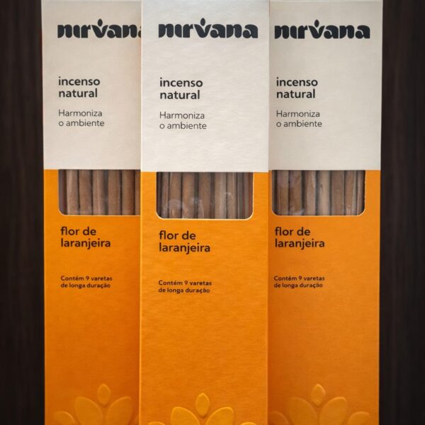 Incenso Nirvana Tradicional - Flor de Laranjeira