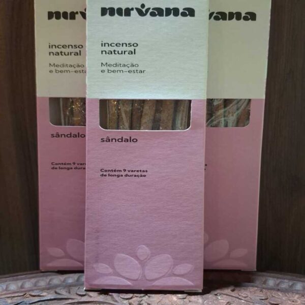 Incenso Nirvana Tradicional - Sândalo