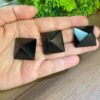 Pirâmide Pedra Obsidiana Negra Mini