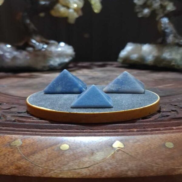Pirâmide Pedra Mini - Quartzo Azul