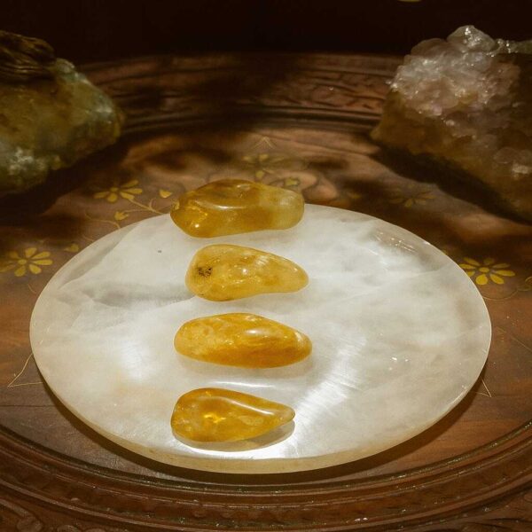 Pedra Citrino Natural - Energia Solar