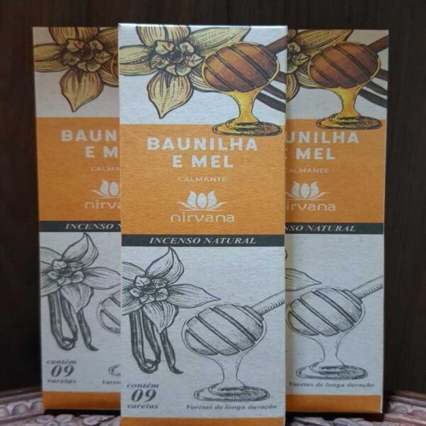 Incenso Nirvana Tradicional - Baunilha e Mel
