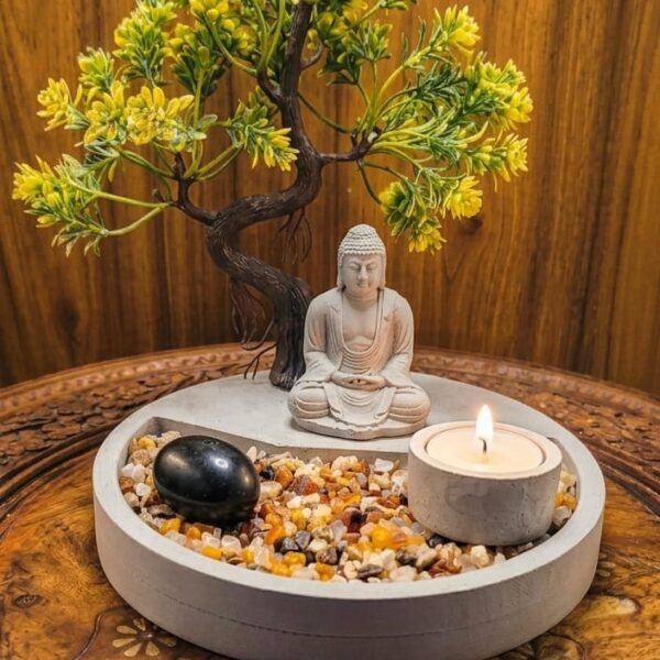 Jardim Zen - Buda com Árvore