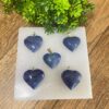 Pingente Quartzo Azul Coração - Sabedoria e Paz
