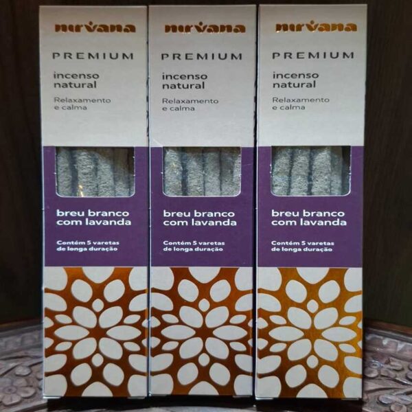 Incenso Nirvana Premium - Breu Branco com Lavanda