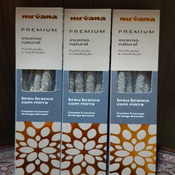 Incenso Nirvana Premium - Breu Branco com Mirra