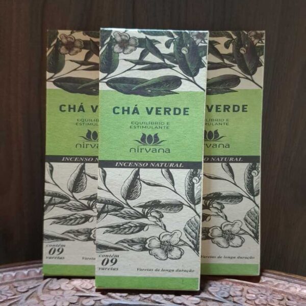 Incenso Nirvana Tradicional - Chá Verde