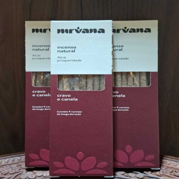 Incenso Nirvana Tradicional - Cravo e Canela