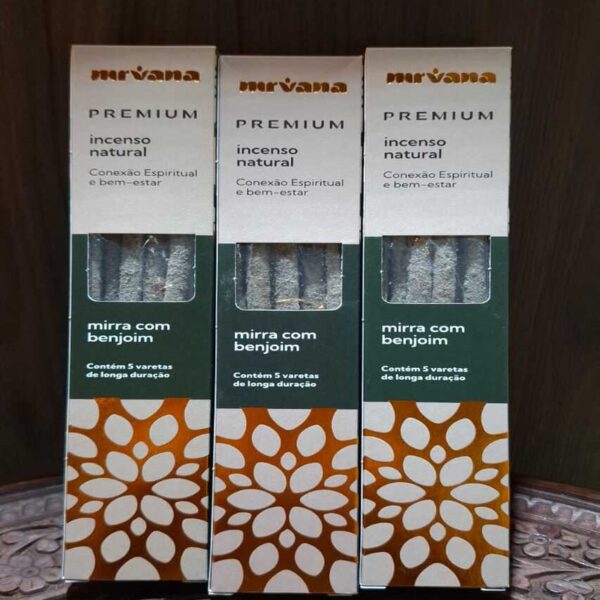 Incenso Nirvana Premium - Mirra com Benjoim