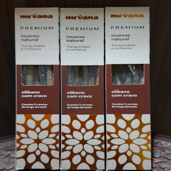 Incenso Nirvana Premium - Olíbano com Cravo