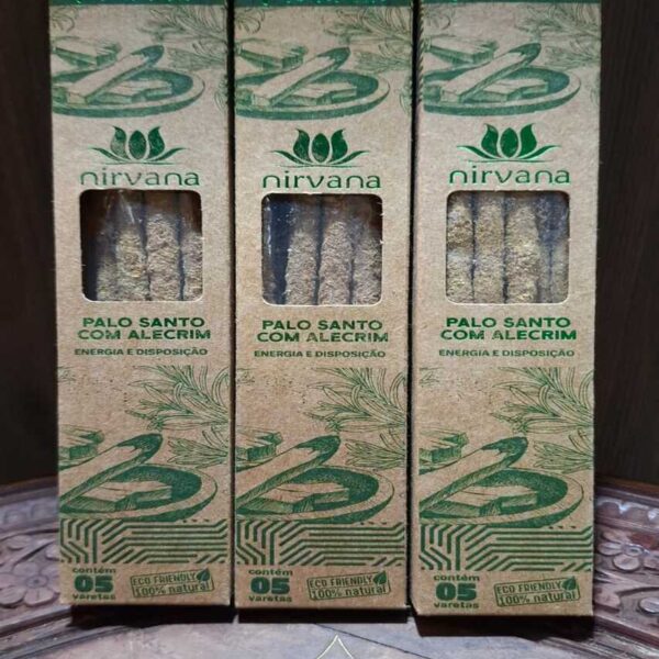 Incenso Nirvana Premium - Palo Santo com Alecrim