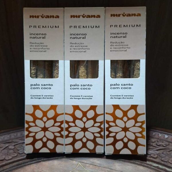 Incenso Nirvana Premium - Palo Santo com Coco