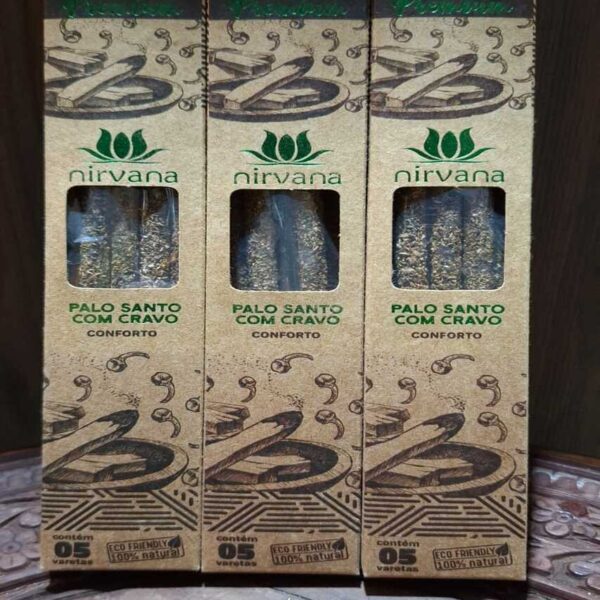 Incenso Nirvana Premium - Palo Santo com Cravo