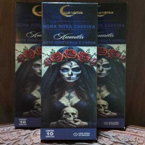 Incenso Lua Mística - Rosa Caveira