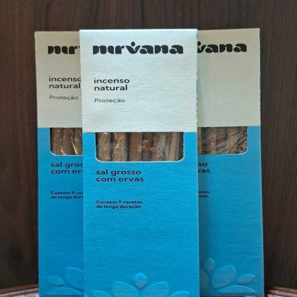 Incenso Nirvana Tradicional - Sal Grosso com Ervas