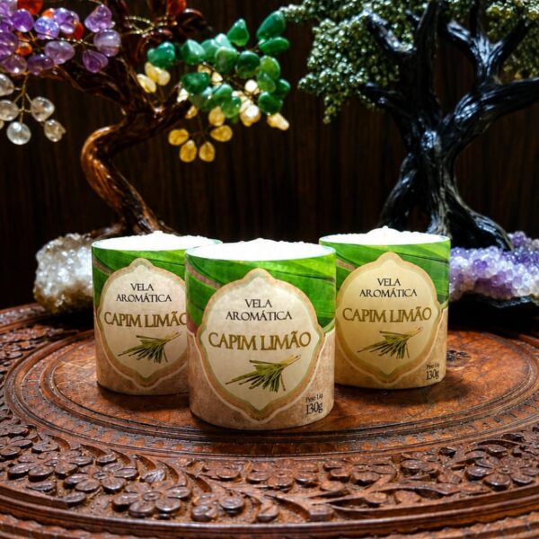 Vela 3 Dias - Capim Limão  130g