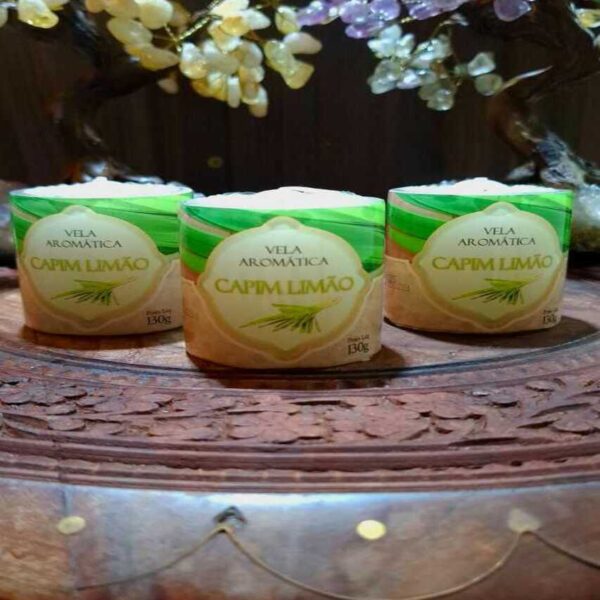 Vela 3 Dias - Capim Limão  130g
