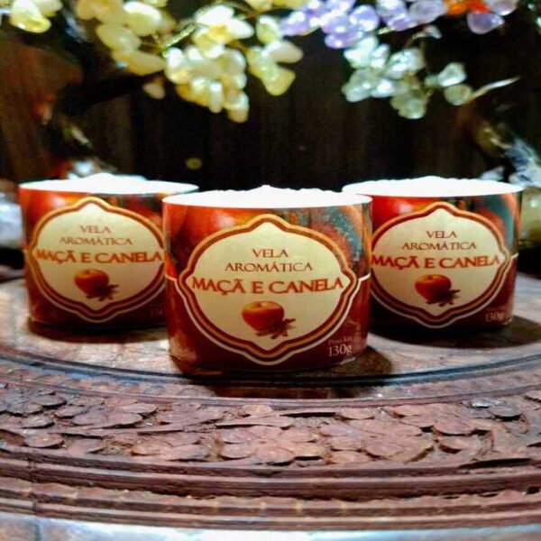 Vela 3 Dias - Maçã e Canela 130g