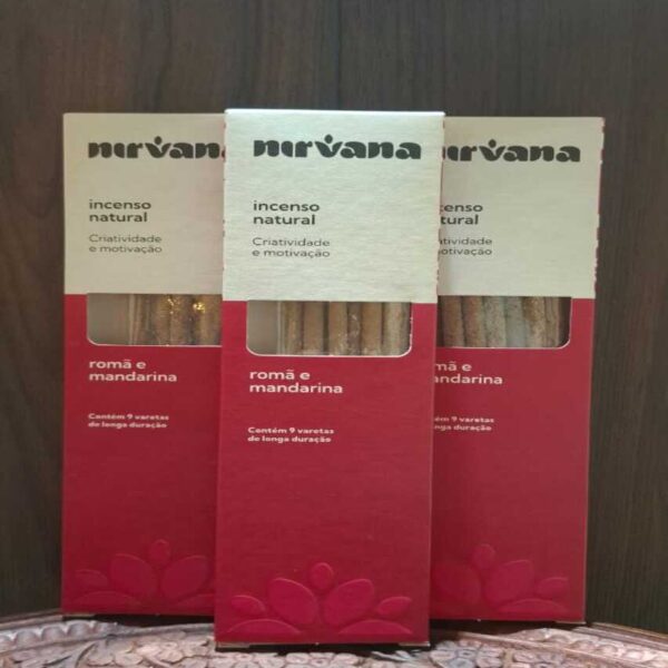 Incenso Nirvana Tradicional - Romã e Mandarina