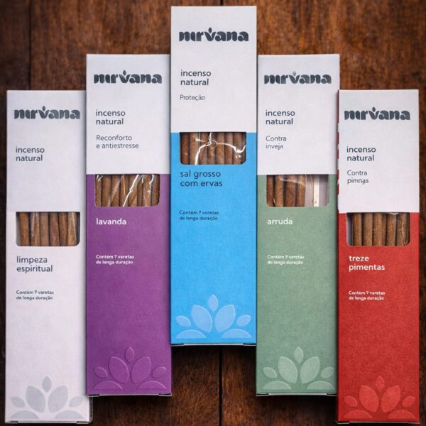 Kit Incenso - 5 Incensos Nirvana