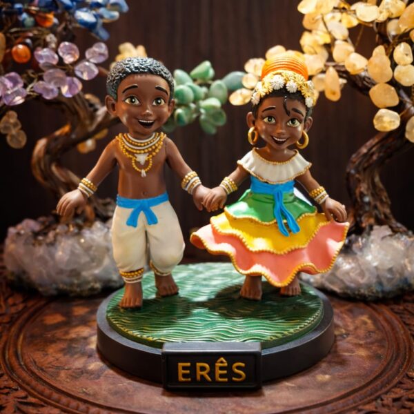 Casal Erês Resina -18cm