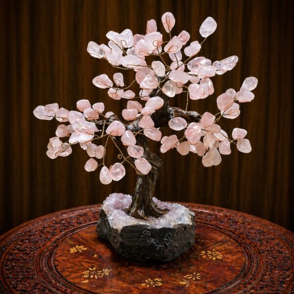 Árvore de Pedra - Quartzo rosa